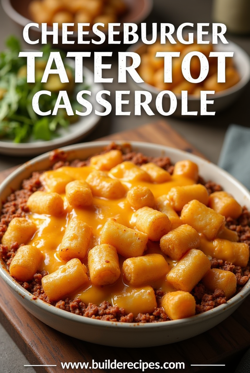Cheeseburger Tater Tot Casserole