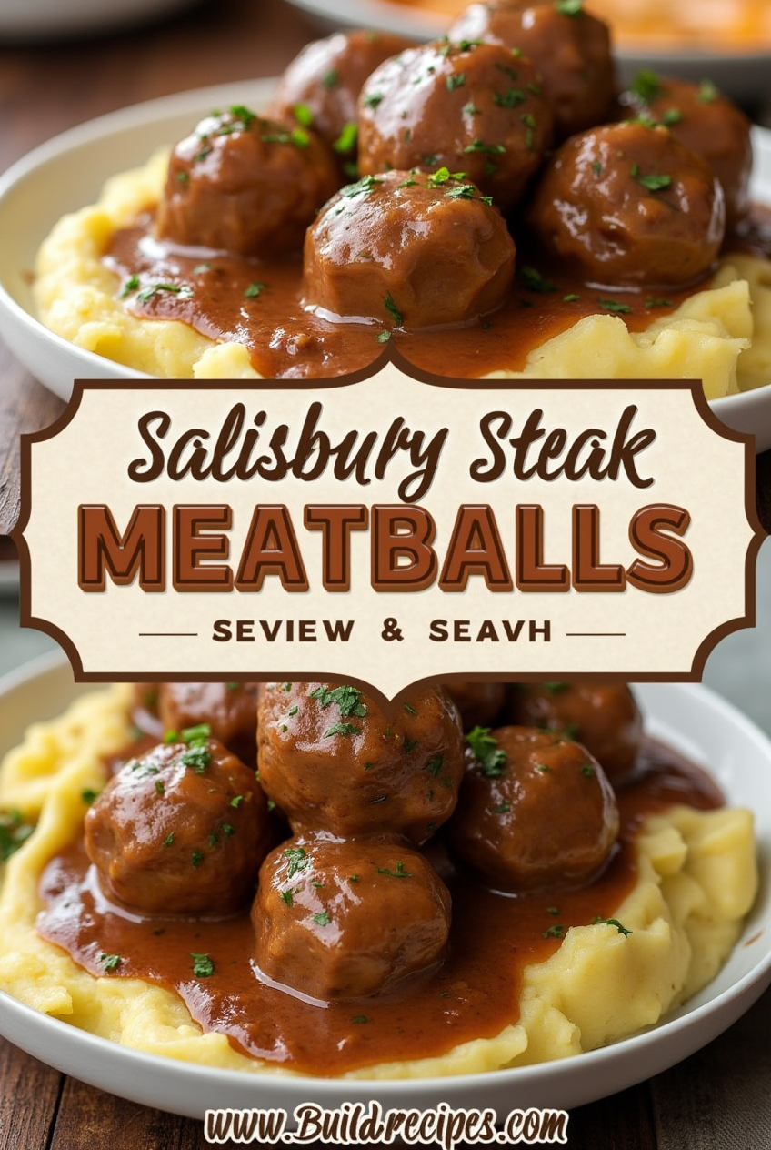 Salisbury steak meatballs
