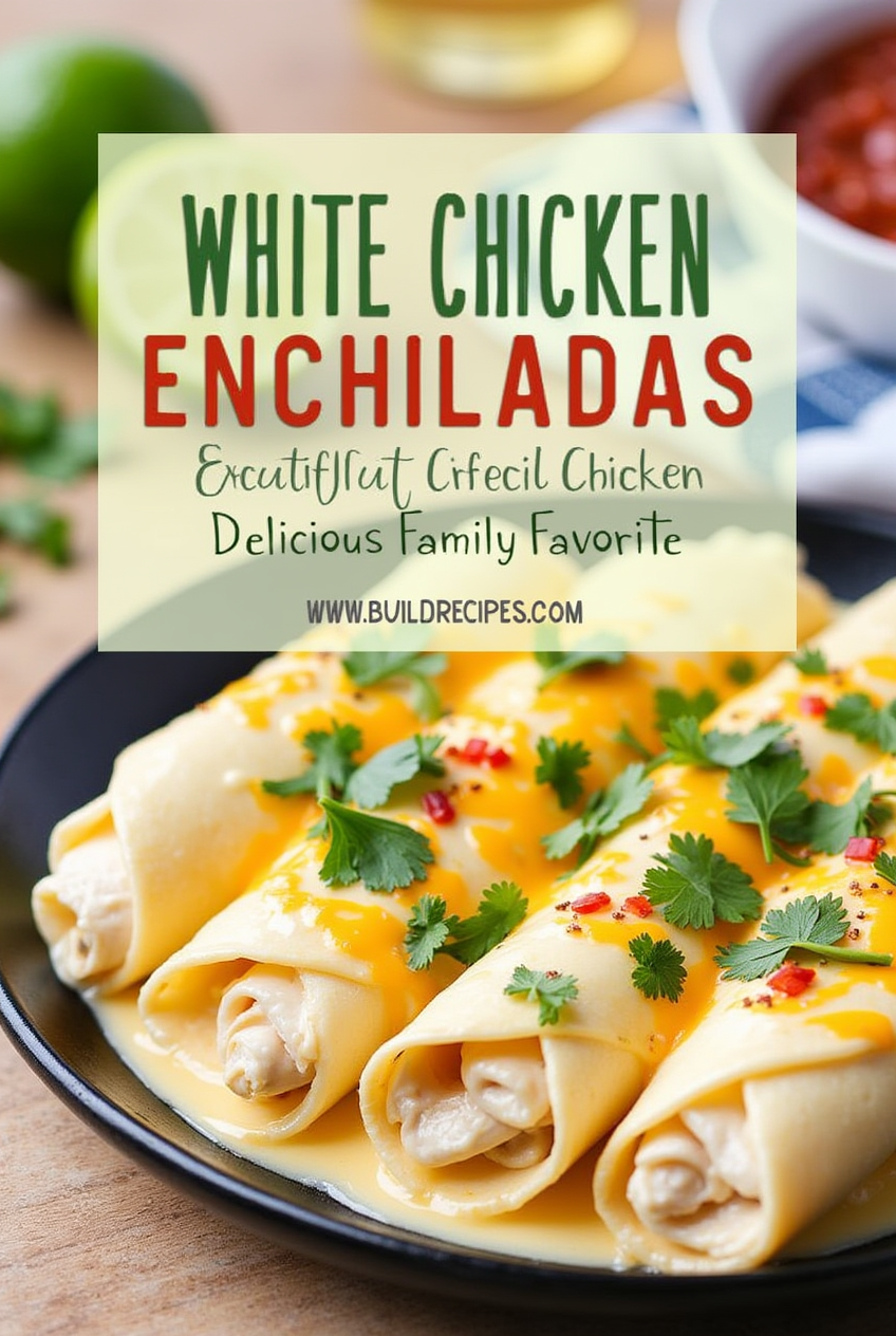 White Chicken Enchiladas