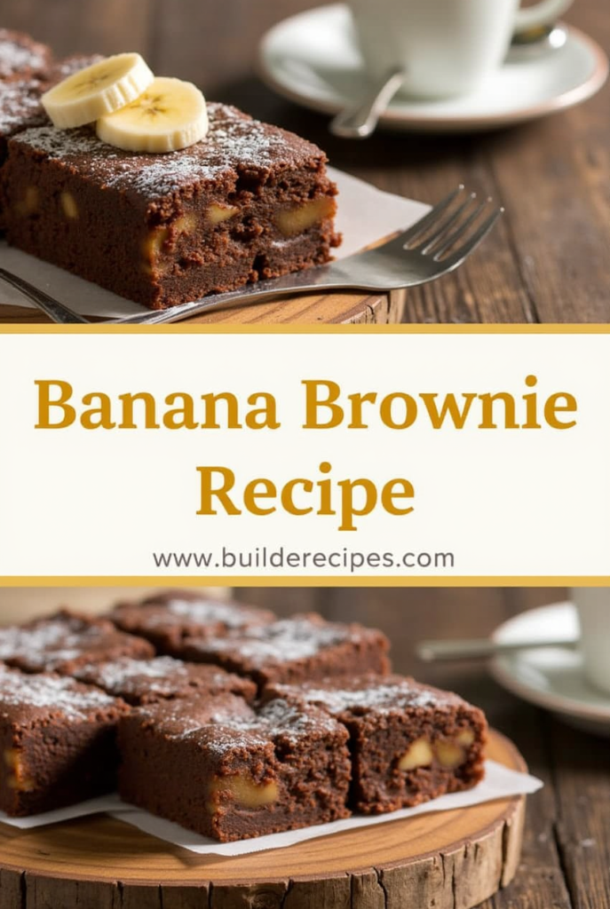 Banana Brownie Recipe