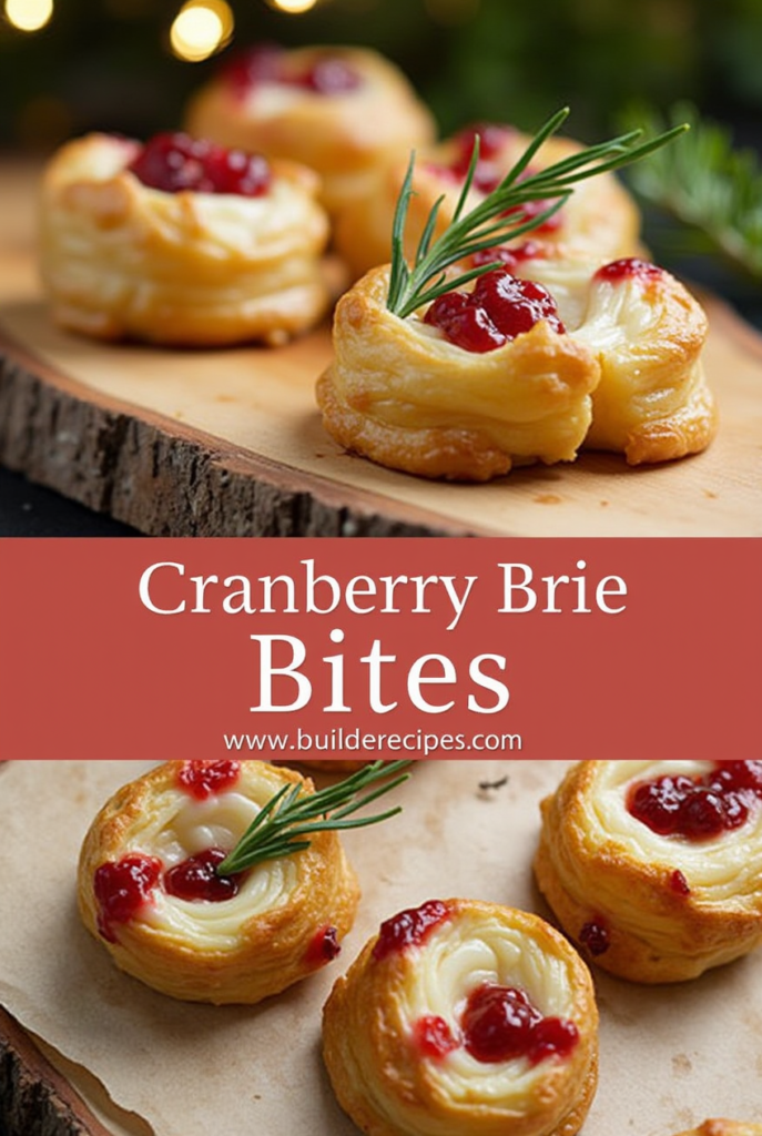 cranberry brie bites recipe​