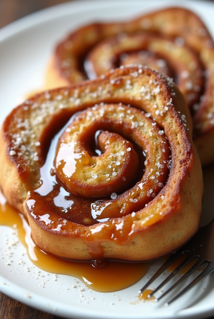 cinnamon roll french toast