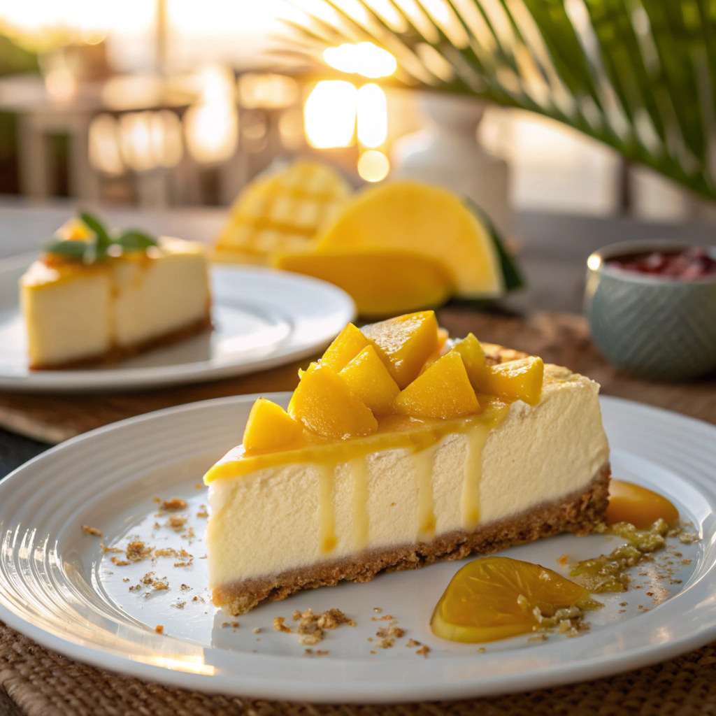 How Many Calories Are in Mango Cheesecake?