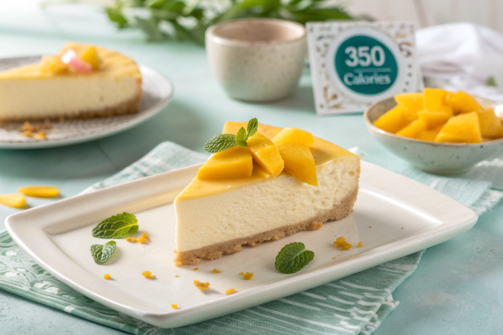 How Many Calories Are in Mango Cheesecake?