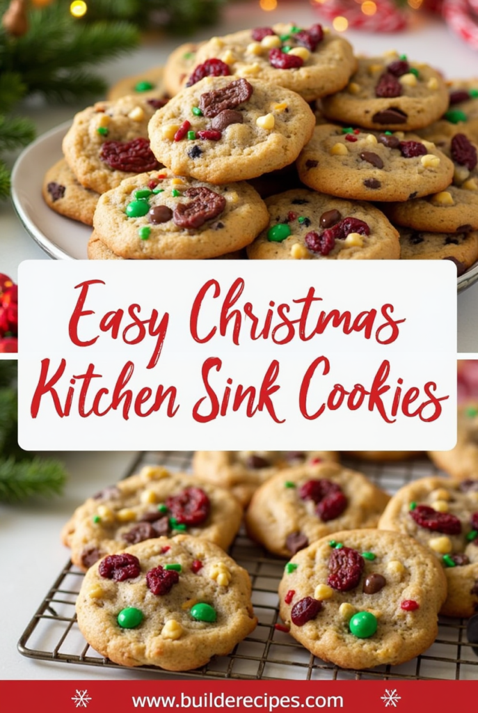 christmas kitchen sink cookies