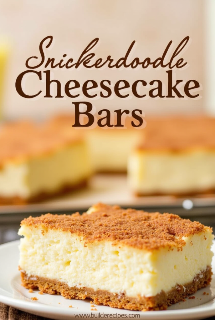 snickerdoodle cheesecake bars