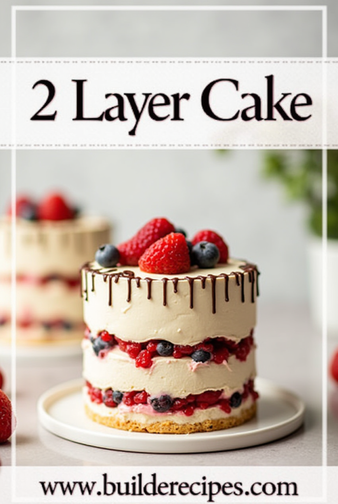 2 layer cake